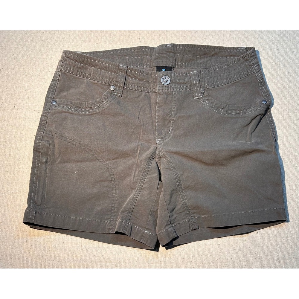 Kuhl Splash 5.5 Womens Hiking Shorts Charcoal Gray Size 6 Outdoor Performance